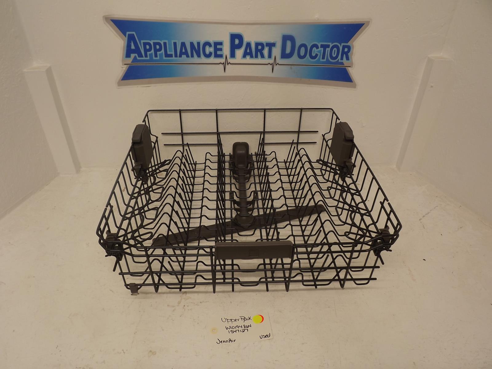 JennAir Dishwasher W10194864 1547127 Upper Rack Used JennAir Dishwasher W10194864 1547127 Upper Rack Used